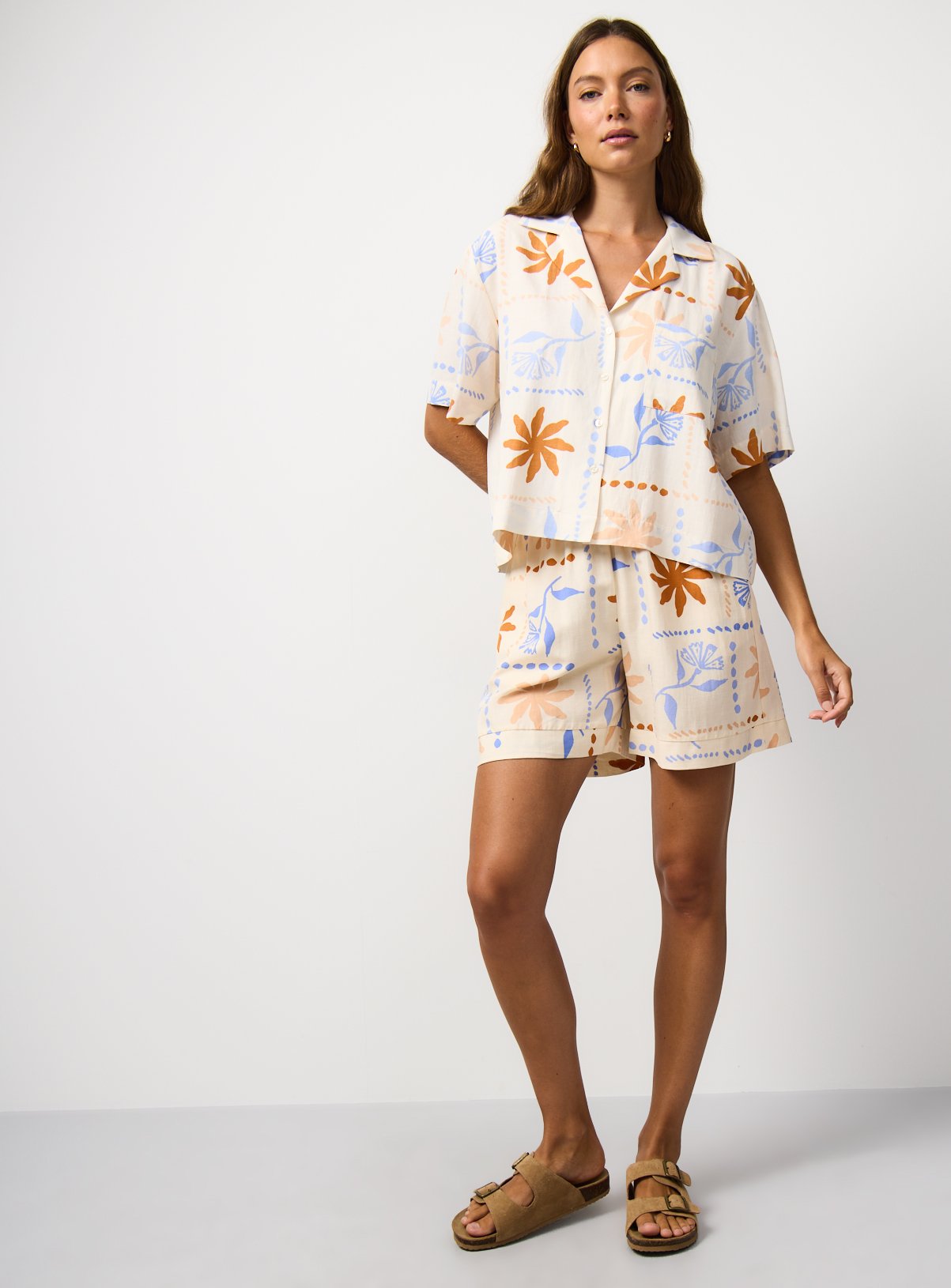 Holiday Patchwork Print Co-ord Shorts 10 - Image 2 thumbnail